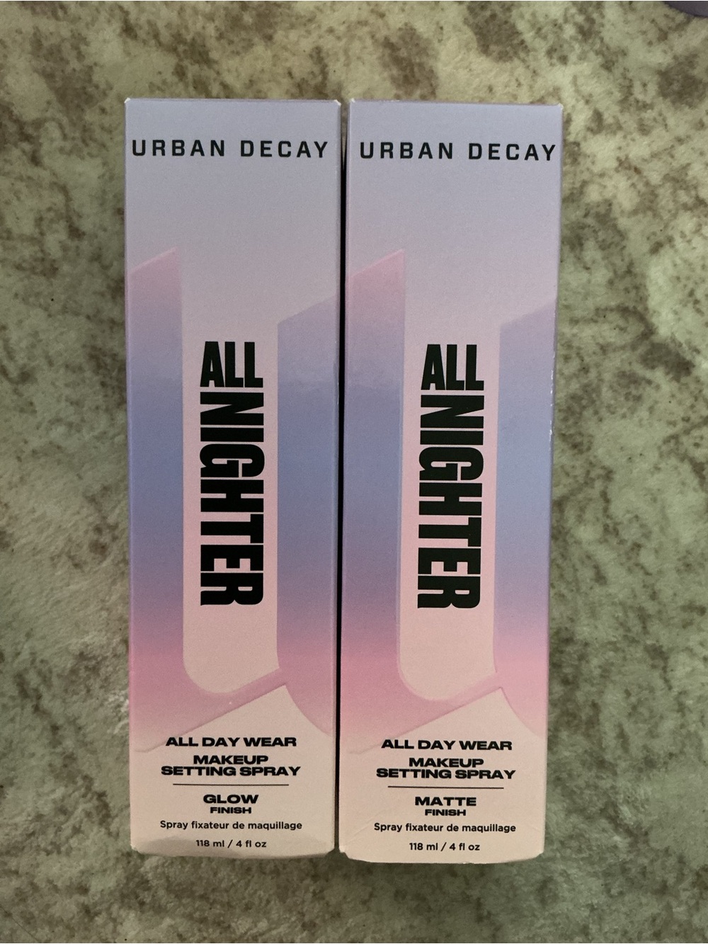 NEW Urban Decay All Nighter Setting Sprays matte, & glow